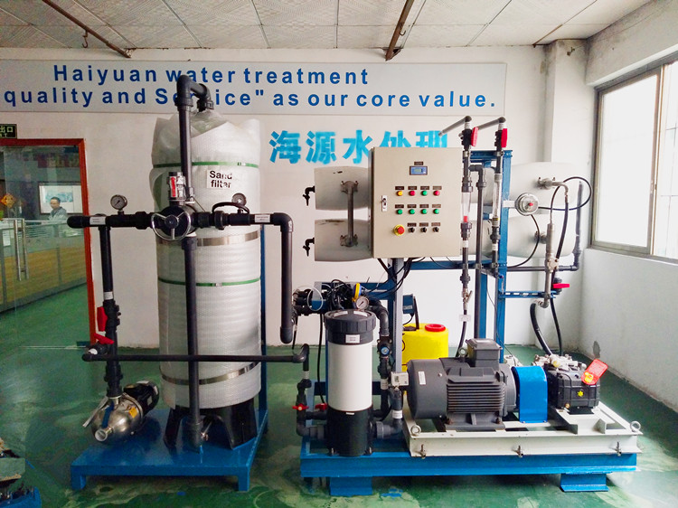 Marine sea water maker for boat